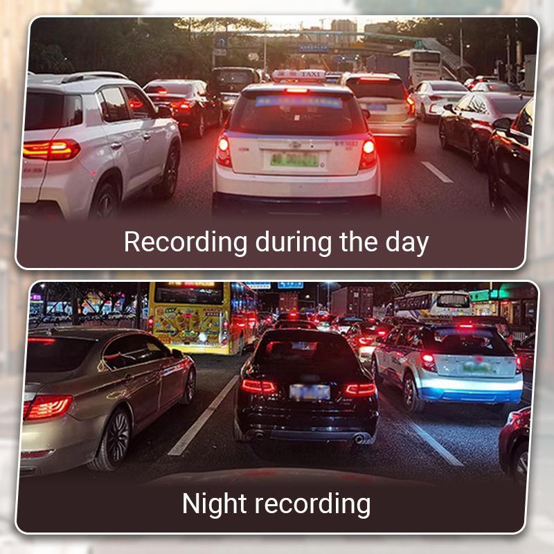 12" 4K Front- und Rear-HD-Nachtsicht-Dashcam