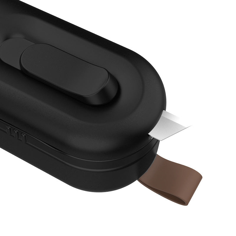2 in 1 Handheld Tragbare Lebensmittelaufbewahrungstasche Versiegelungsgerät mit Cutter