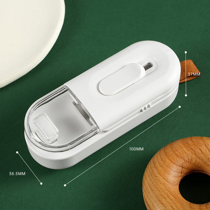 2 in 1 Handheld Tragbare Lebensmittelaufbewahrungstasche Versiegelungsgerät mit Cutter
