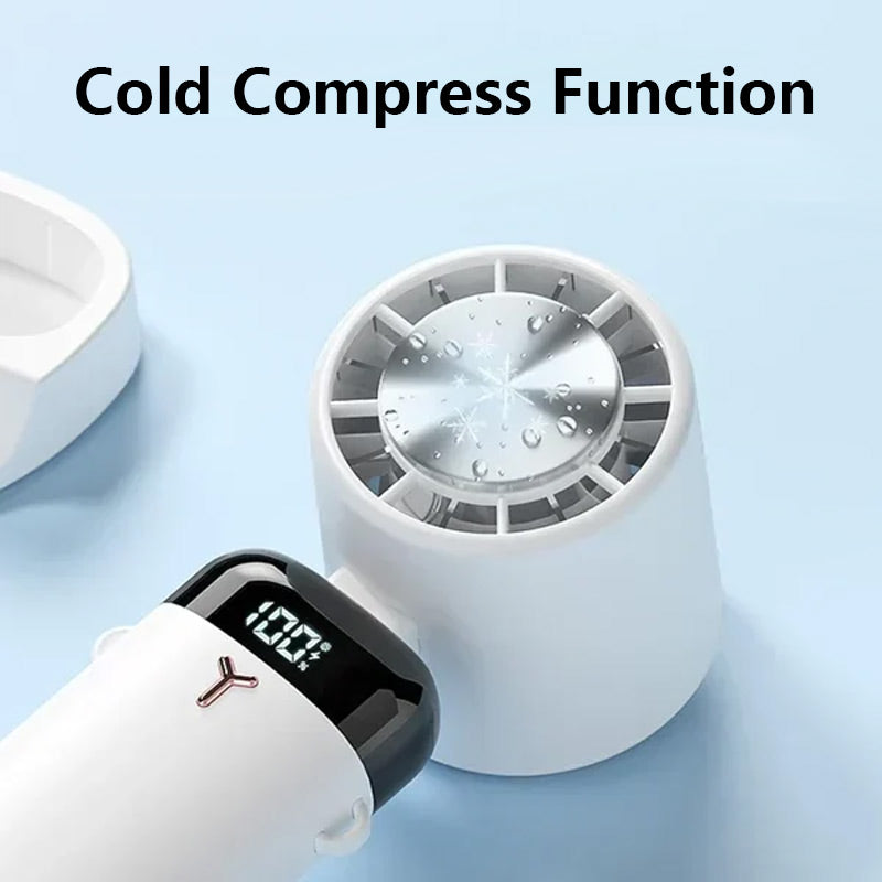 3 Geschwindigkeiten Handheld Kühlventilator mit Kältekompressorfunktion