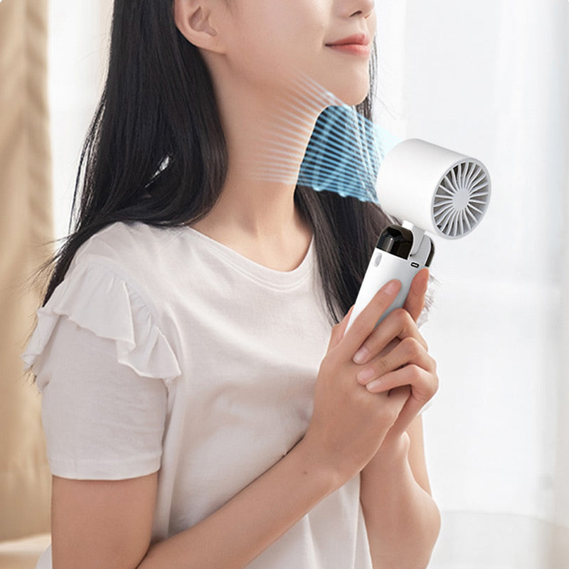 3 Geschwindigkeiten Handheld Kühlventilator mit Kältekompressorfunktion