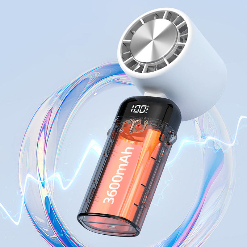 3 Geschwindigkeiten Handheld Kühlventilator mit Kältekompressorfunktion