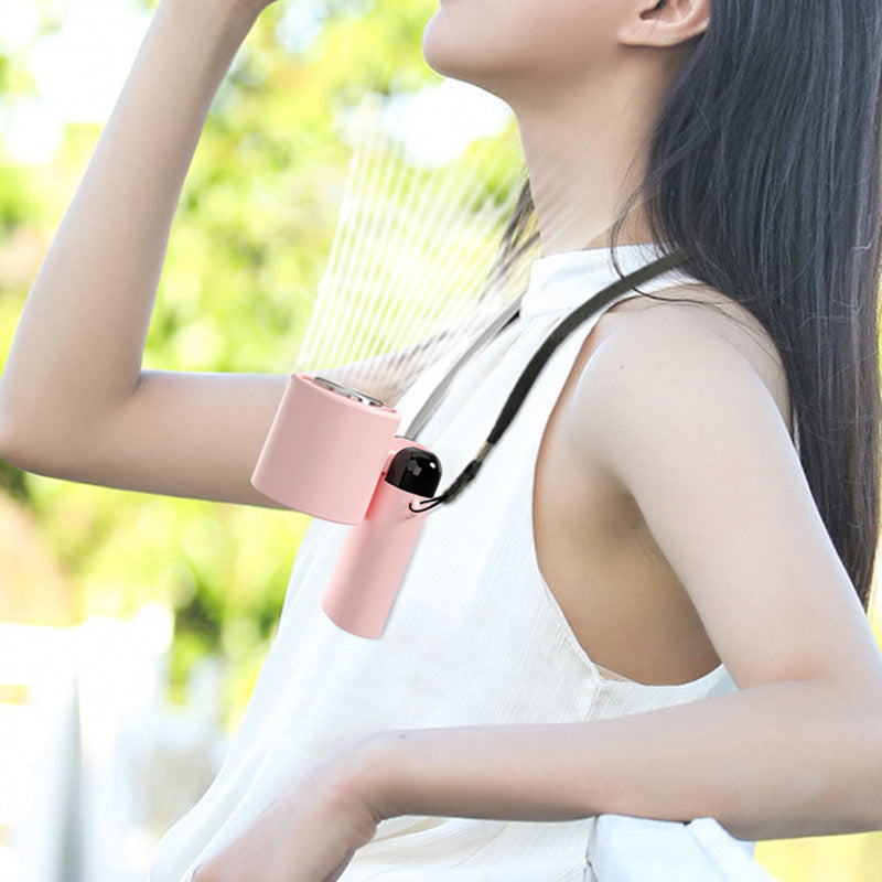 3 Geschwindigkeiten Handheld Kühlventilator mit Kältekompressorfunktion