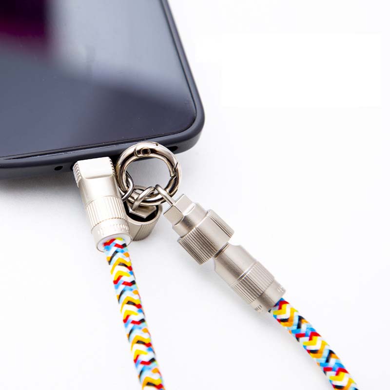 2-in-1 Telefon Lanyard Ladegerät Kabel