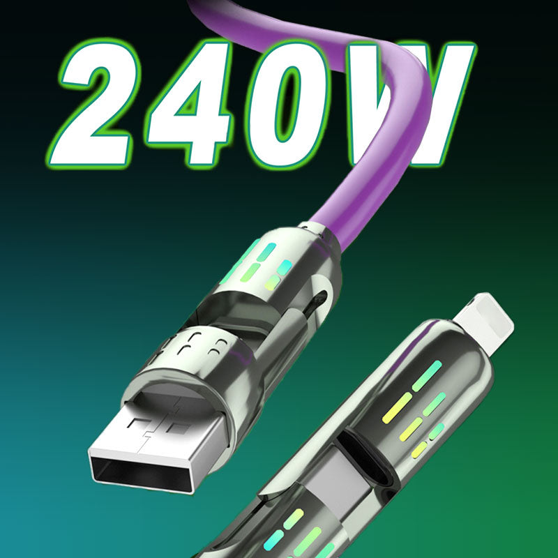 240W 4-in-1 USB-Kabel