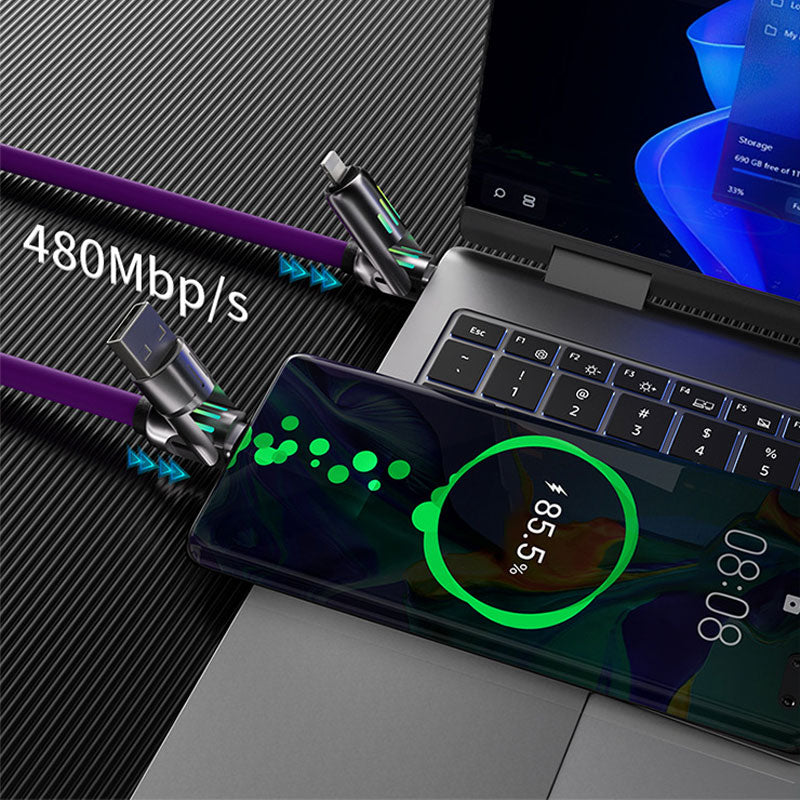 240W 4-in-1 USB-Kabel