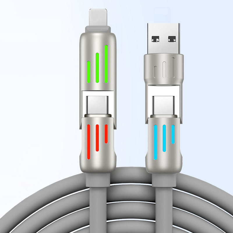 240W 4-in-1 Datenkabel mit bunten Arbeitslichtern