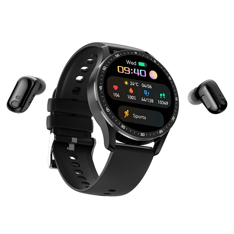 2-in-1 Smartwatch mit Ohrhörern