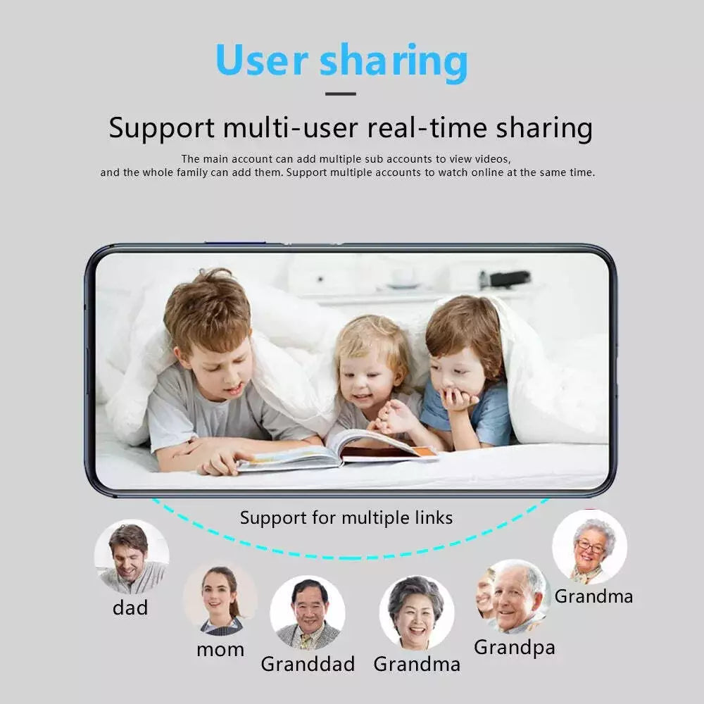 1080P HD Mini Kamera WiFi Baby Monitor Innen Sicherheit Überwachung Nachtsicht Camcorder IP Kamera Audio Video Recorder mit 64G Karte
