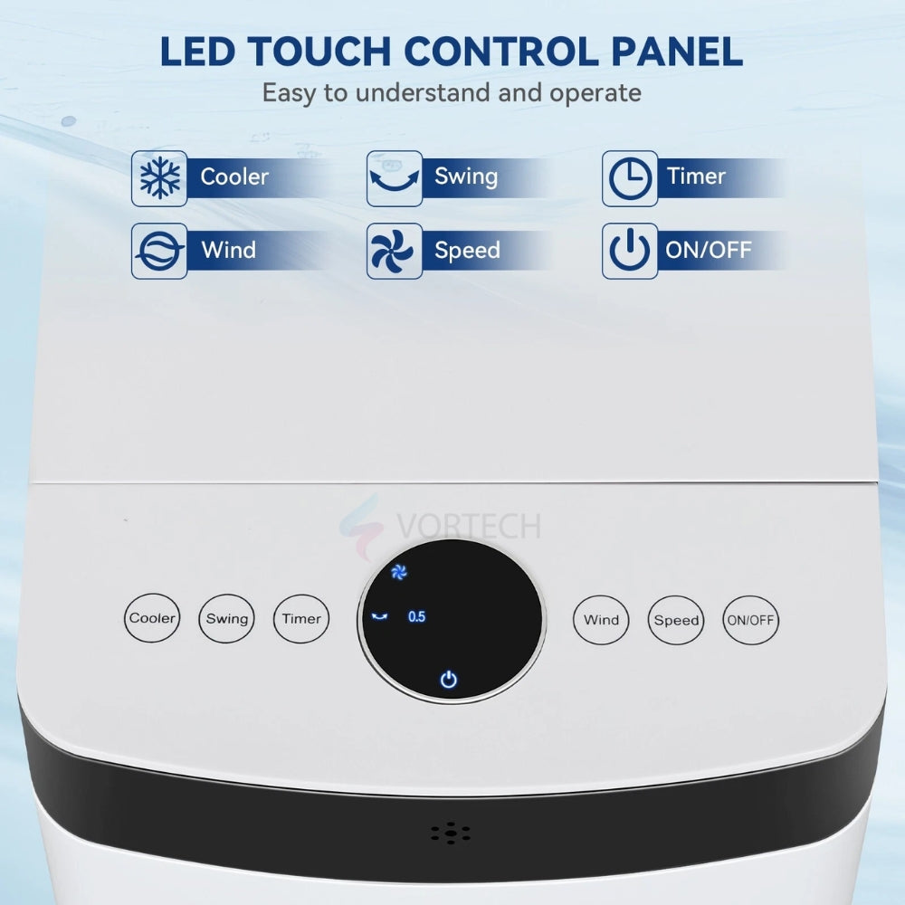 Portable Windowless Air Conditioner with Remote Control - Energy Efficient Cooling for Home, Office, and Small Spaces