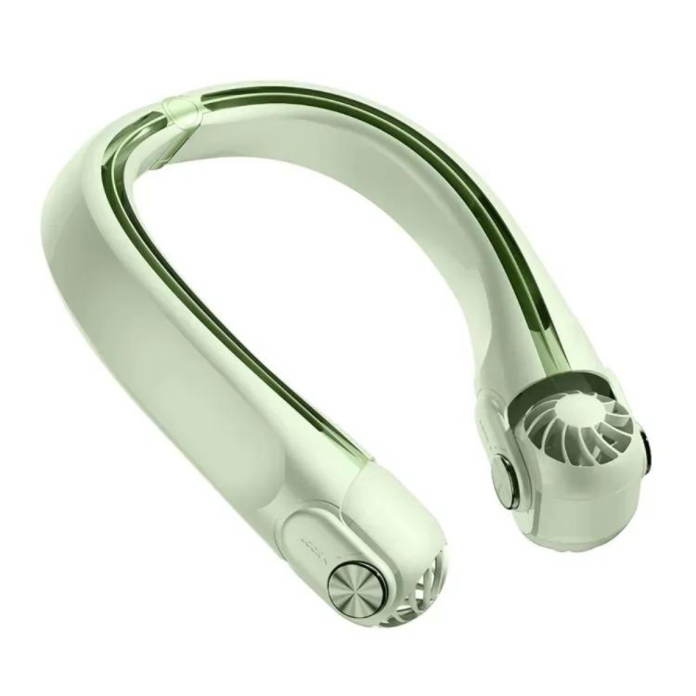 Rechargeable Personal Neck Cooling Fan | Lightweight, Adjustable Speed & Hands-Free Design for Outdoor Activities