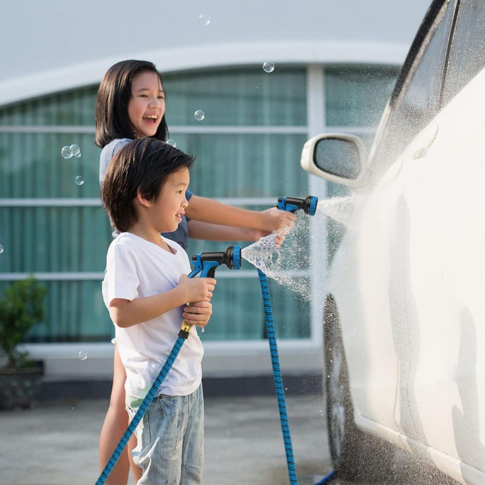 Expandable Garden Hose | Lightweight, Durable & Versatile for Watering, Car Washing, and Outdoor Cleaning