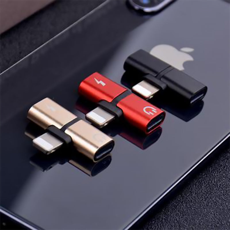 2-in-1 Dual-Port Kopfhöreradapter für iPhone