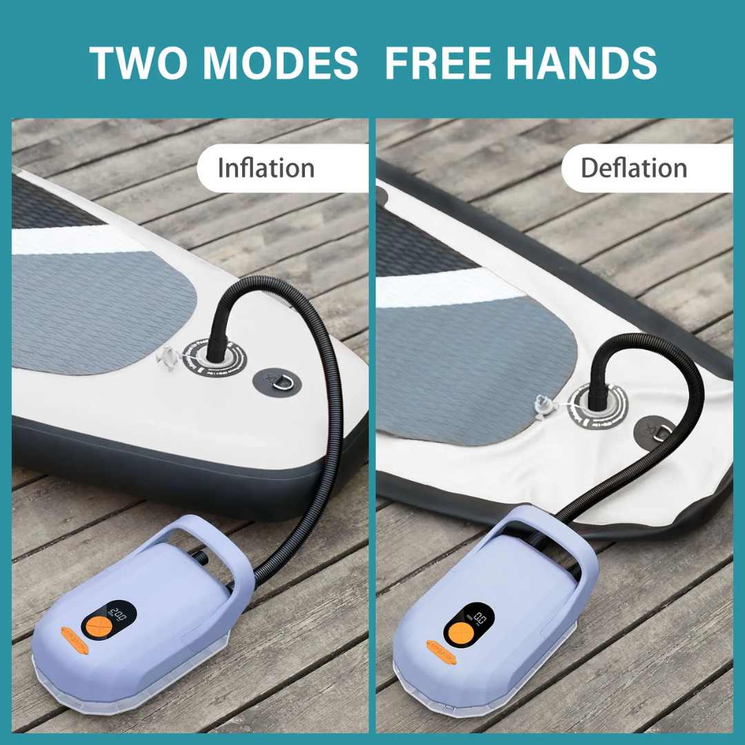 20Psi Elektrische Paddleboard-Pumpe Wiederaufladbar 7500mAh SUP Board Stand Up Paddleboard Pumpe