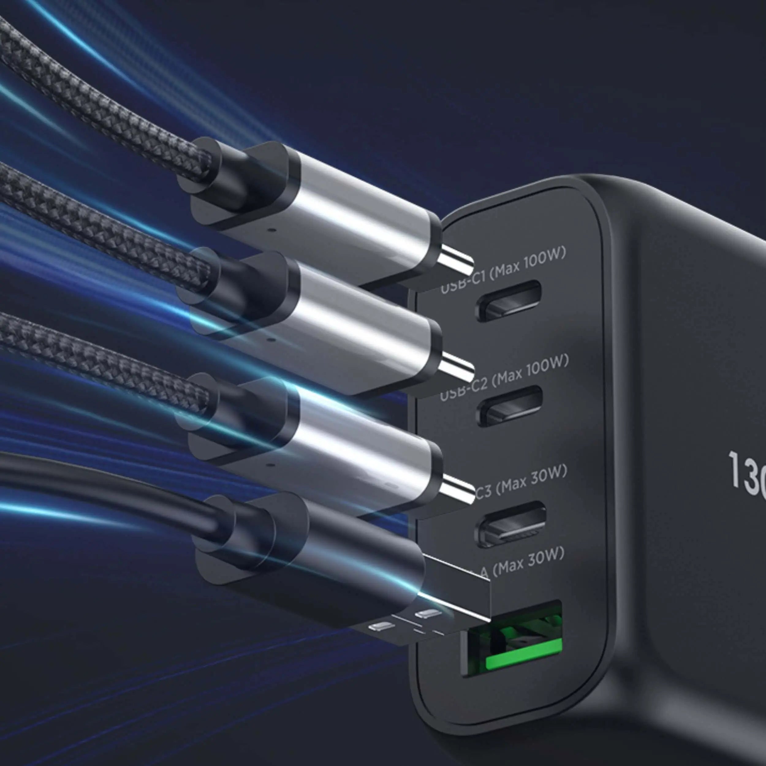 130 W GaN USB C Ladegerät