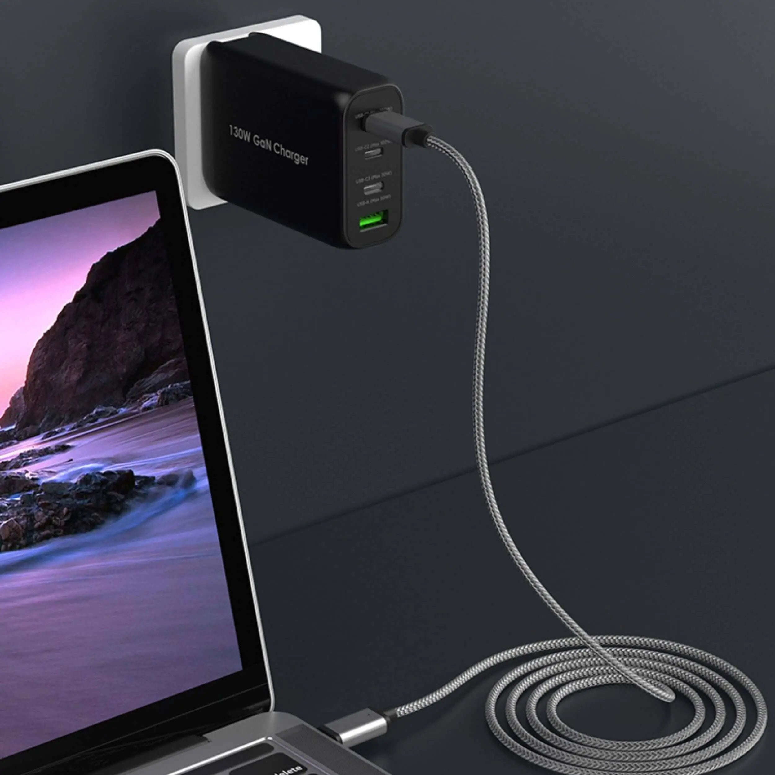 130 W GaN USB C Ladegerät