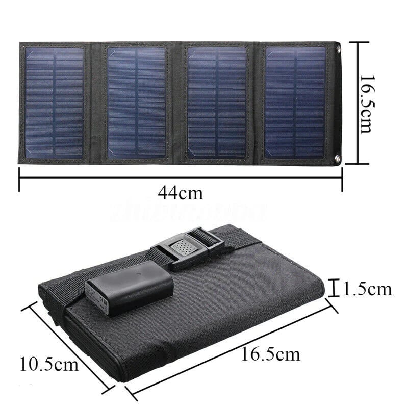 20W 5V Tragbares und faltbares Solarmodul mit USB-Anschluss