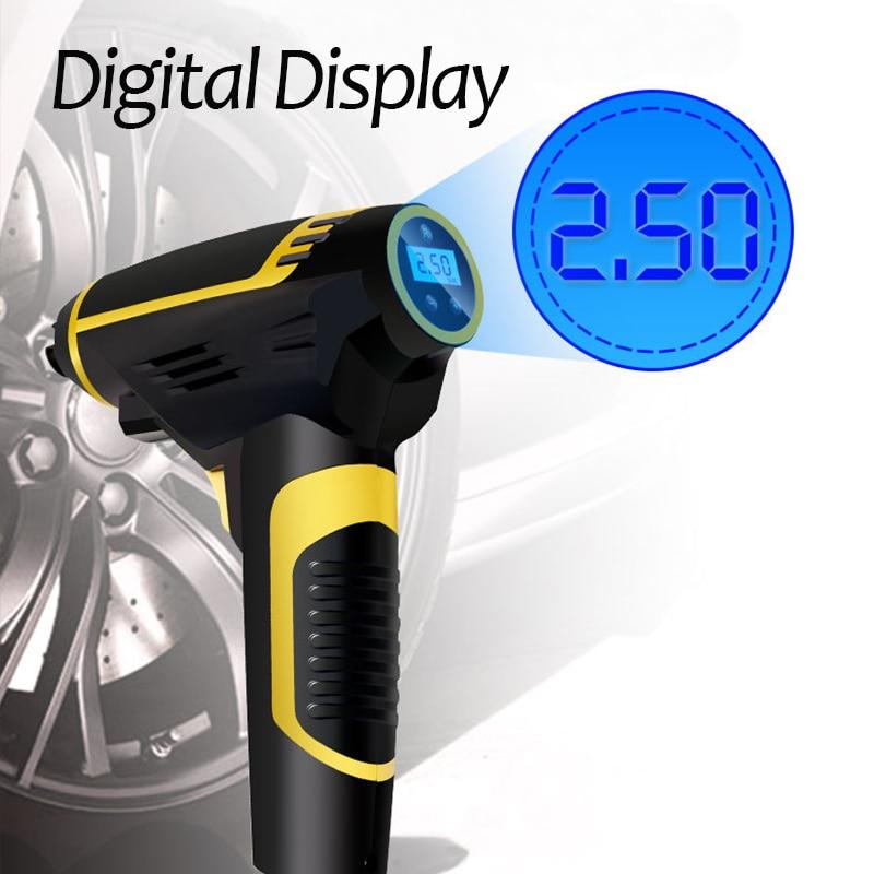 120W Auto-Luftkompressor Handheld USB wiederaufladbare elektrische Inflatorpumpe