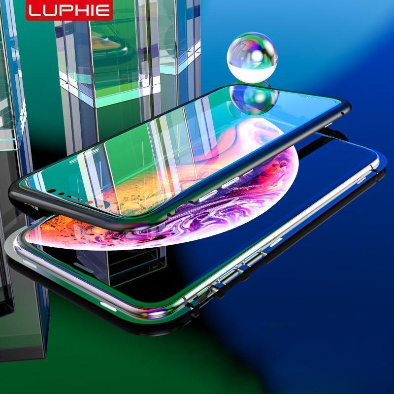 2019 Upgrade Magnetische Adsorption Doppelseitige iPhone Hülle