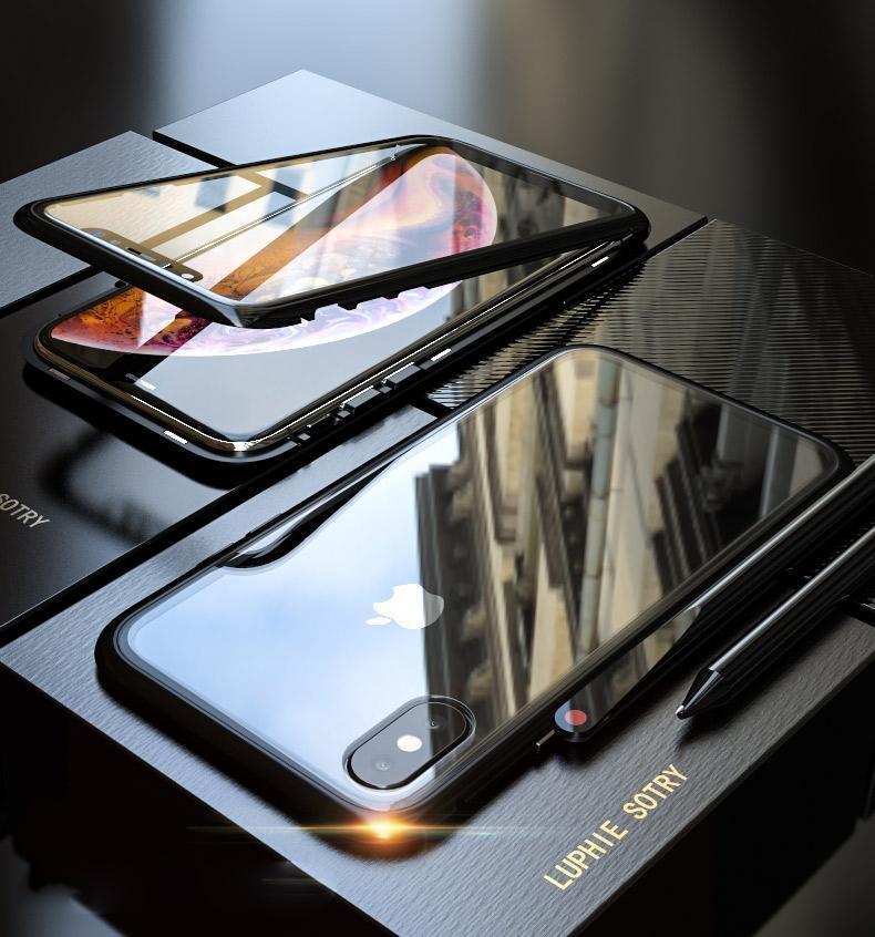 2019 Upgrade Magnetische Adsorption Doppelseitige iPhone Hülle
