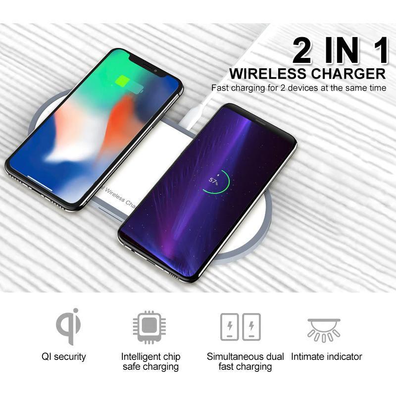 20W kabellose Dual-Ladepad