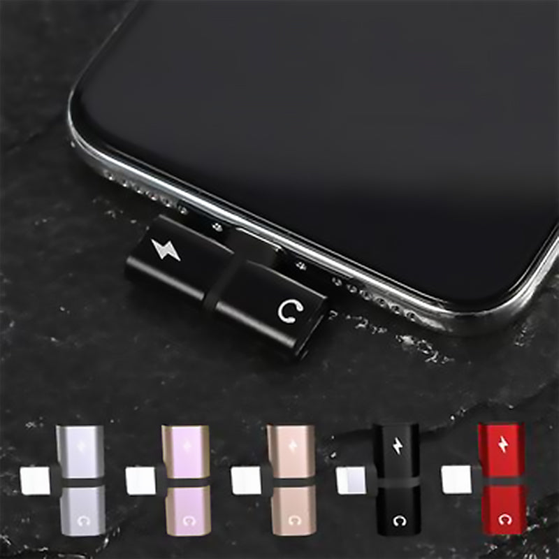 2-in-1 Dual-Port Kopfhöreradapter für iPhone
