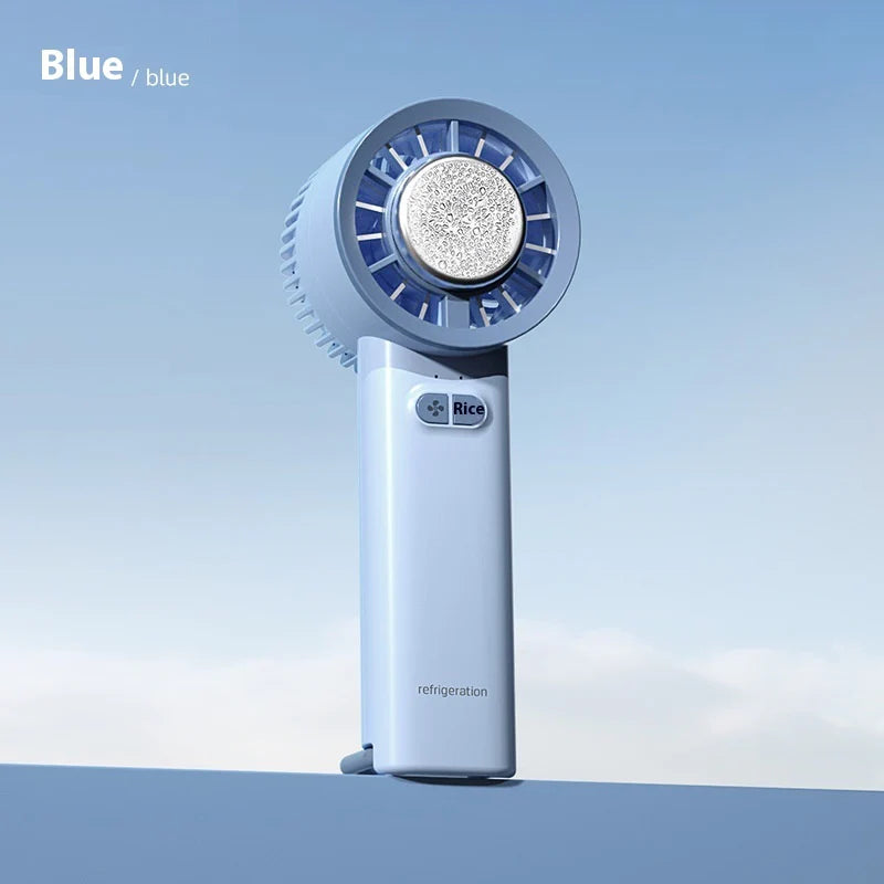 2024 Sommer Gadget Handheld Turbo Jet Ventilator Mini Tragbarer Eis kalter Ventilator Generation bürstenloser Motor Wind Hochgeschwindigkeitskanalventilatoren gewalttätiger Gebläse