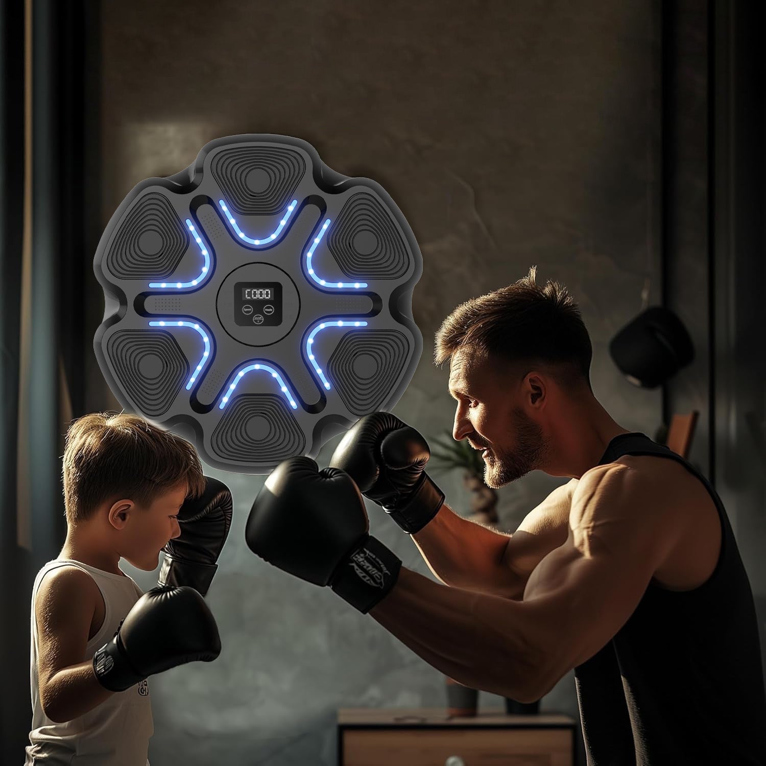 Music Boxing Machine | Stress Relief, Multiple Training Modes & Portable for Fitness Enthusiasts