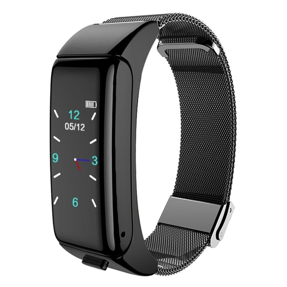 2-in-1 Smartwatch-Bluetooth-Ohrhörer mit Herzfrequenzmesser