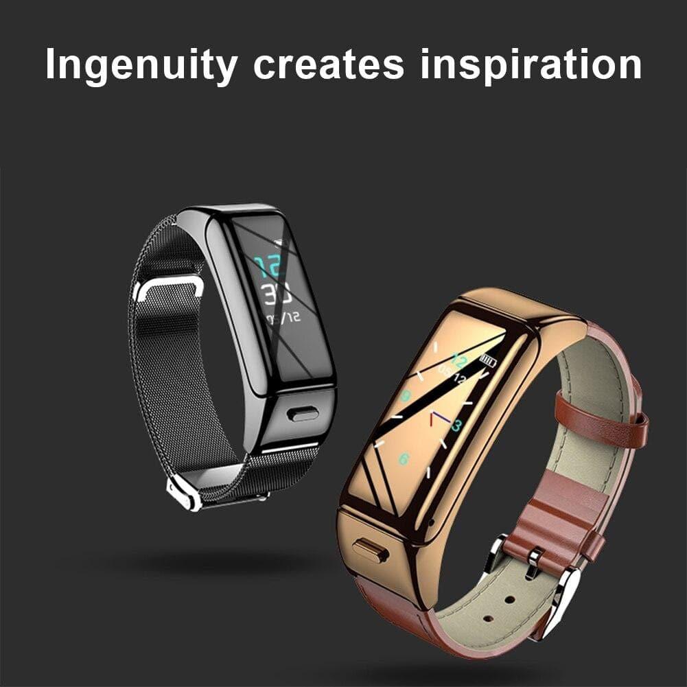 2-in-1 Smartwatch-Bluetooth-Ohrhörer mit Herzfrequenzmesser