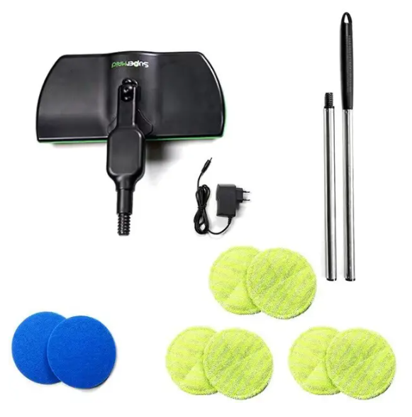 Cordless Electric Spin Mop Floor Cleaner Scrubber