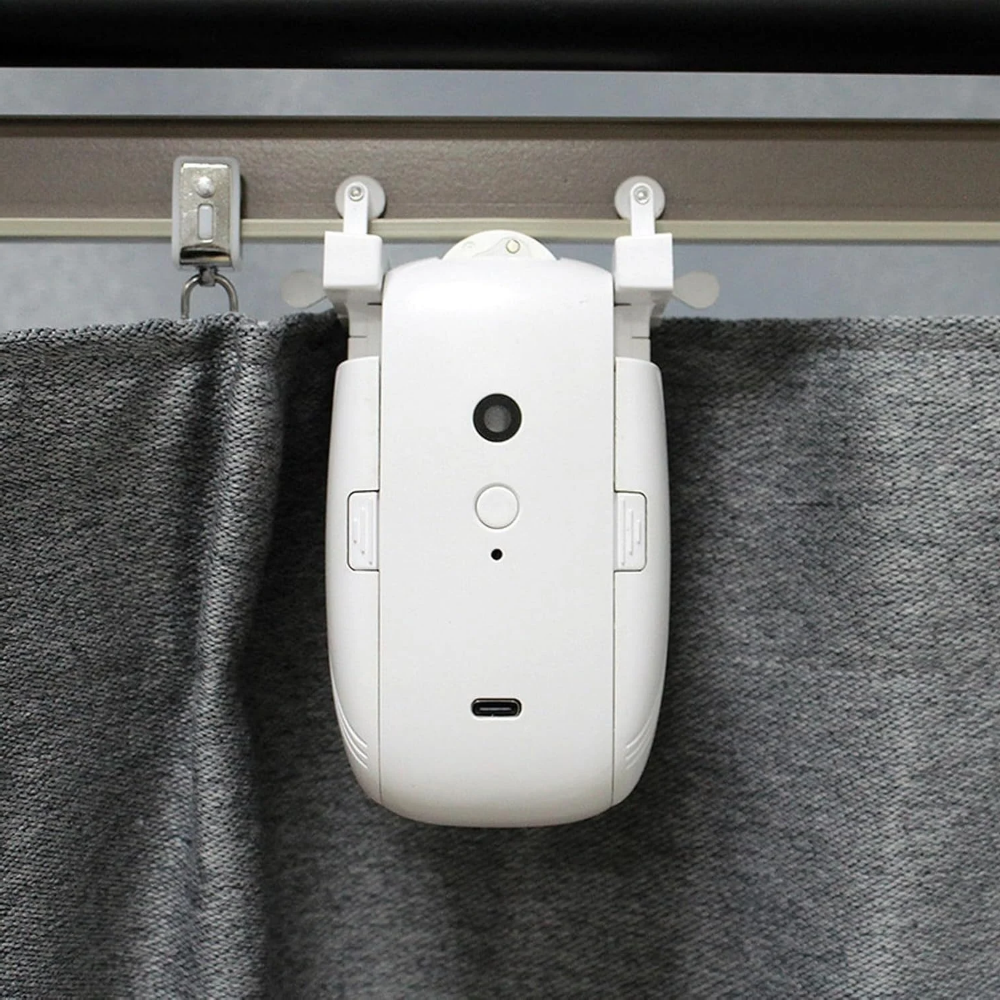Smart Automatic Robot Curtain Opener with Remote Control - Motorized Window Drapes for Home & Office Use