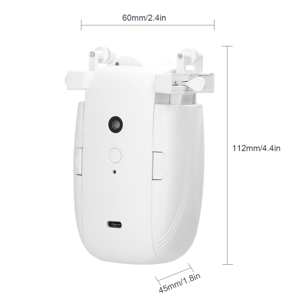 Smart Automatic Robot Curtain Opener with Remote Control - Motorized Window Drapes for Home & Office Use