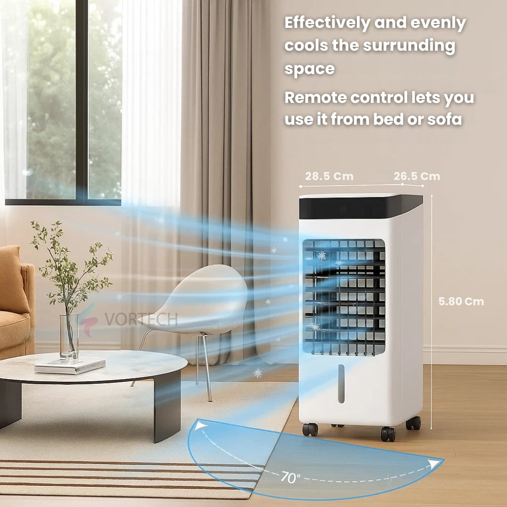 Portable Windowless Air Conditioner with Remote Control - Energy Efficient Cooling for Home, Office, and Small Spaces