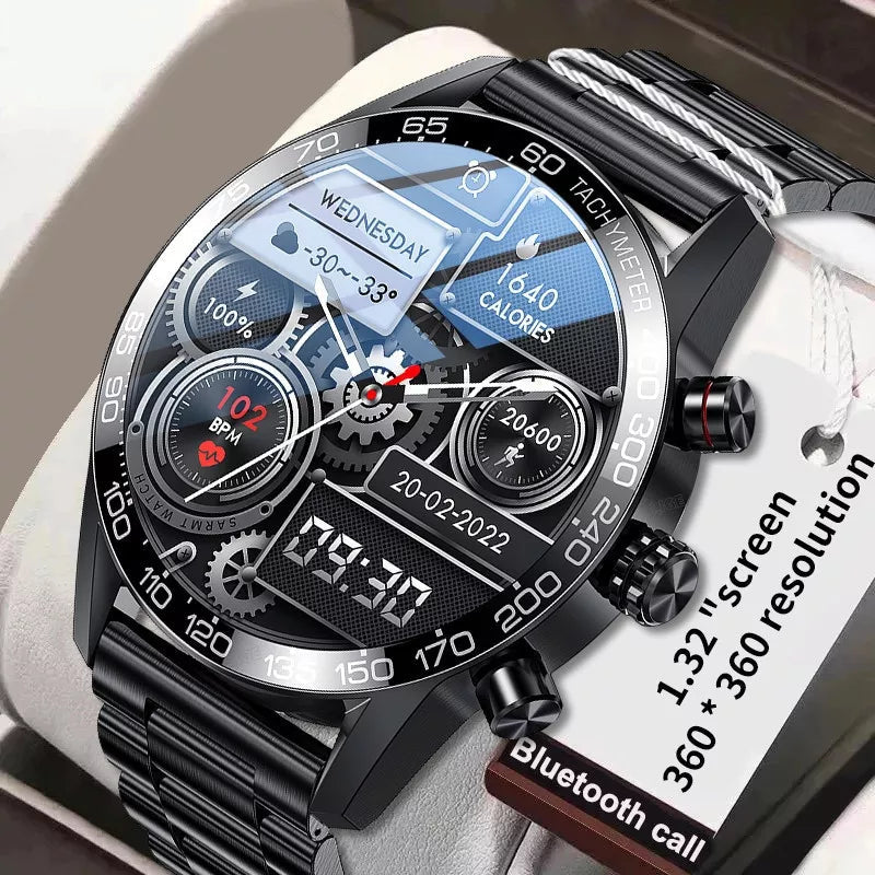 2022 NEUE SMARTWATCH ANPASSBARES ZIFFERNblatt SPORT WASSERDICHT BLUETOOTH ANRUF SMARTWATCH ECG+PPG