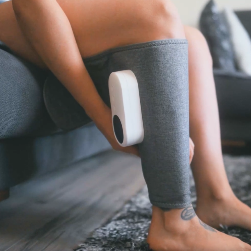 3-in-1 Beinmassagegerät mit Luftdruck & Wärme – tragbar & effektiv