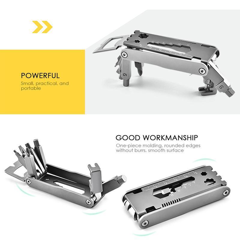 17 in 1 Multifunktionales Edelstahl Reparaturwerkzeug