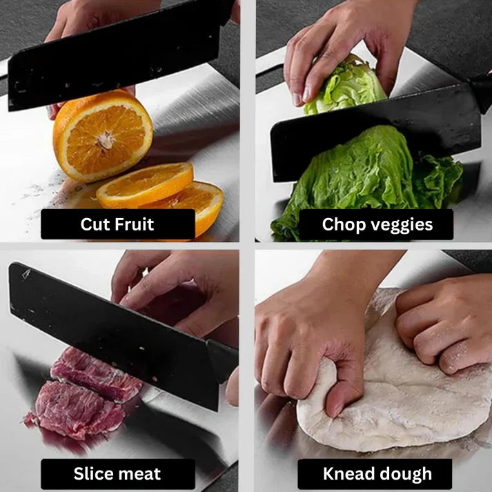 Titanium Cutting Board | Scratch-Proof, Non-Toxic & Dishwasher-Safe for Safe Food Preparation