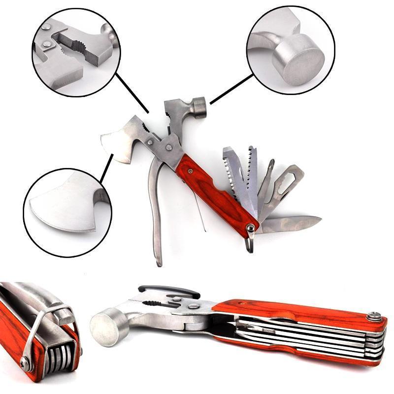 16 in 1 Edelstahl Überlebensausrüstung Multi Tool