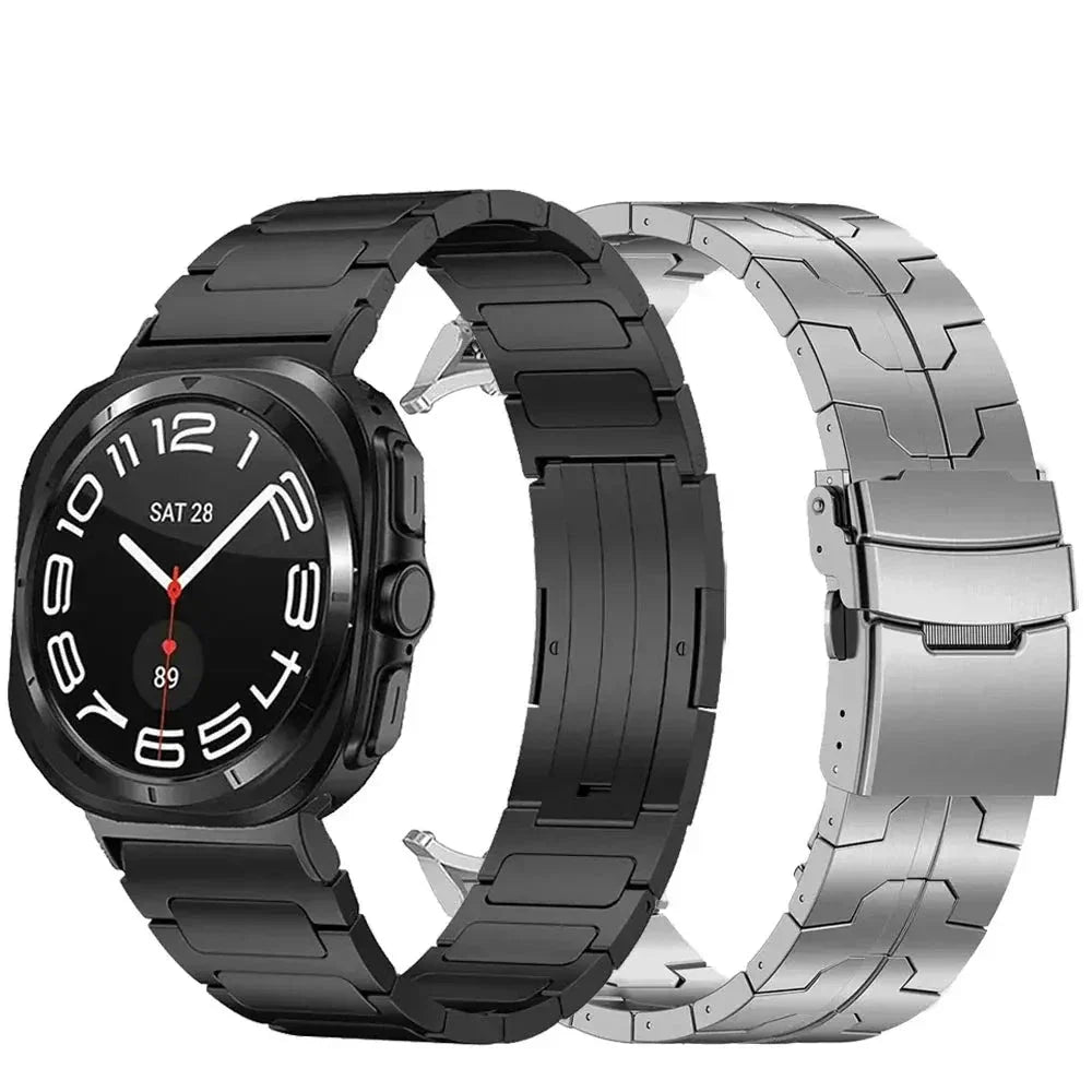 2-Pack Reine Titan Uhrenarmbänder für Samsung Galaxy Watch Ultra 47mm