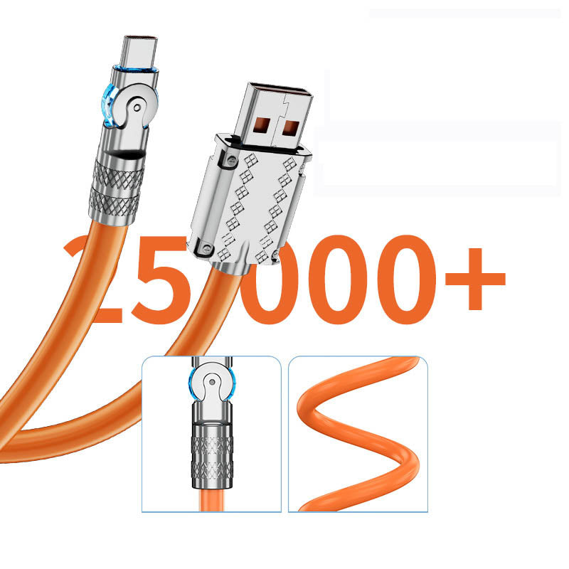 180° Anti-Break Fast Charge Datenkabel (120W)