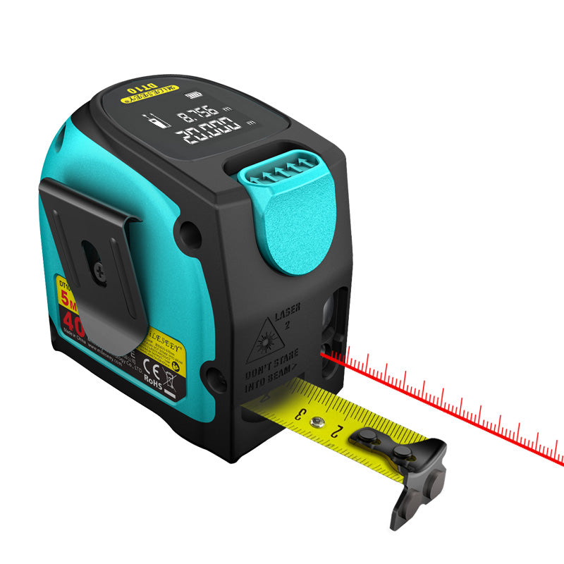 2 In 1 Laser Maßband Werkzeug Elektronische Entfernung