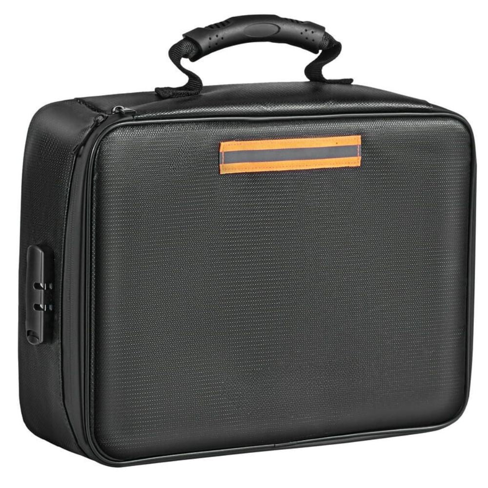 Fireproof Waterproof Document Safe Bag | Secure Lock, Lightweight & Ideal for Home and Office Use
