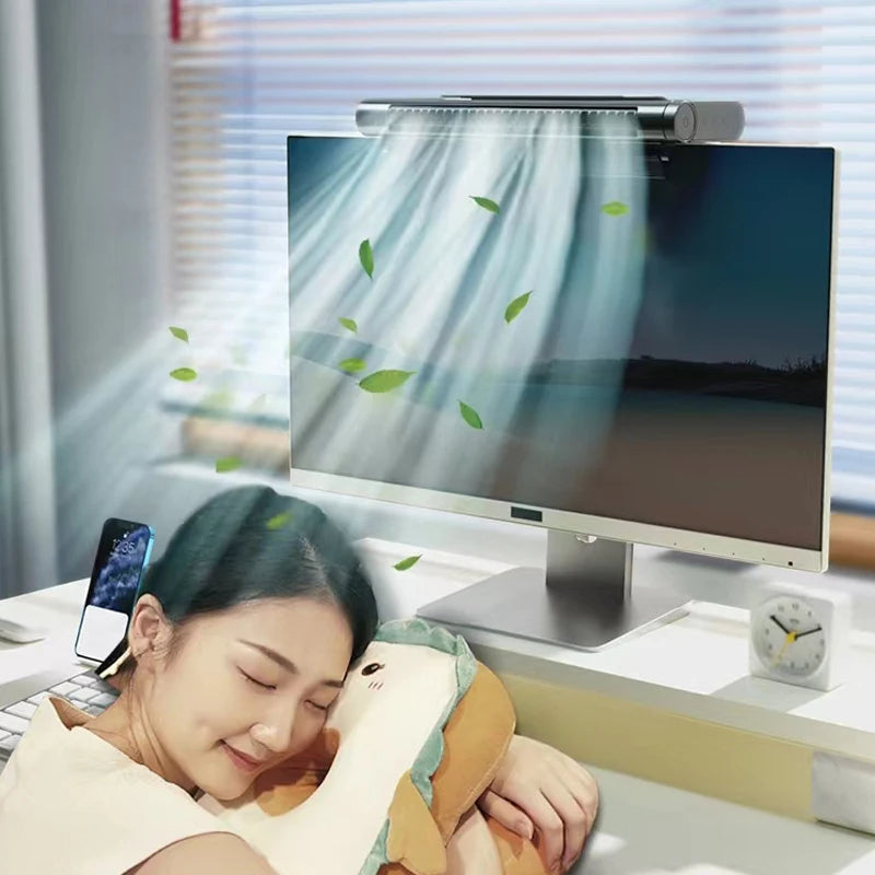 USB Bladeless Fan and Desktop Air Conditioner