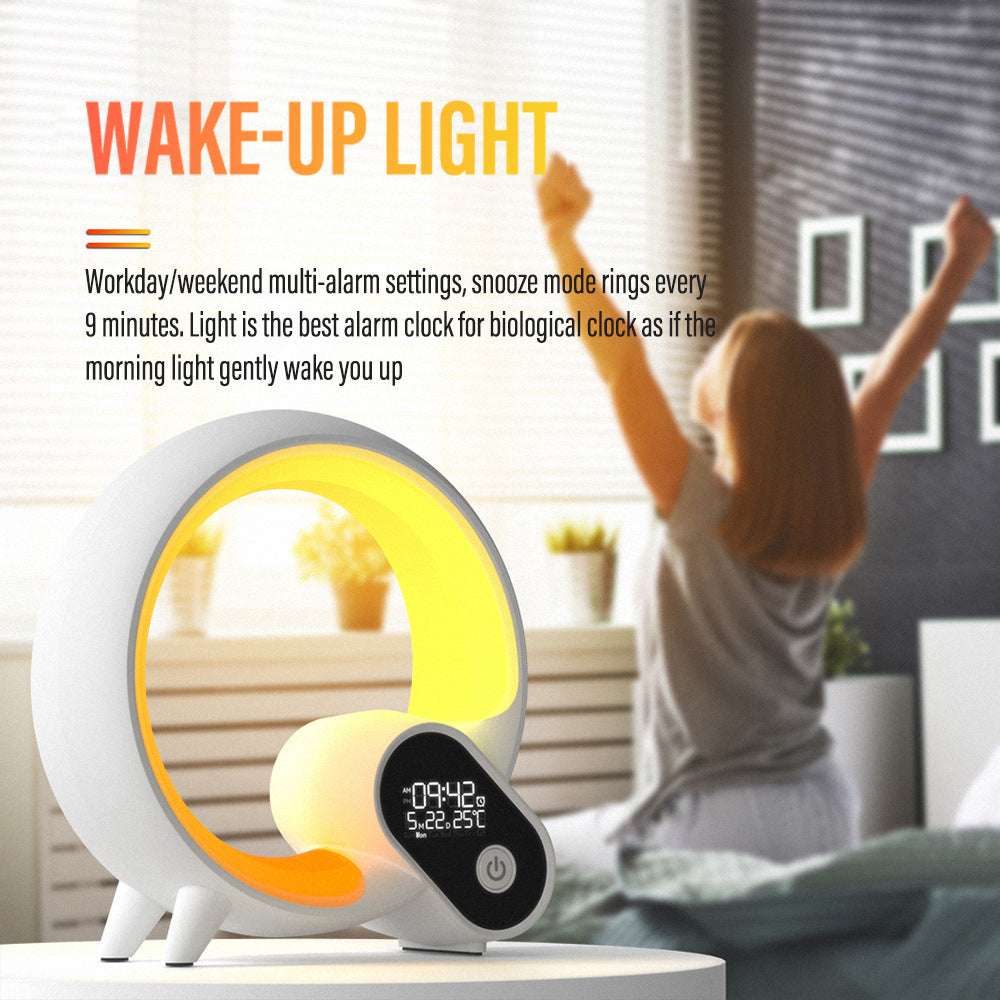 3-in-1 Bluetooth-Lautsprecher und Alarmuhrlampe - Lit Lampe Gute Geschenke für neues Zuhause