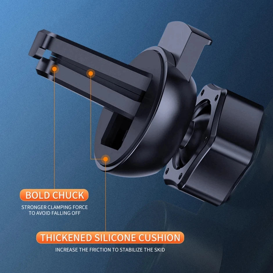 2-in-1 Kabelloses Auto-Ladegerät & Handyhalter Automatische Klemmung - Schnelles Laden Sichere Universelle Kompatibilität Einstellbar & Praktisch