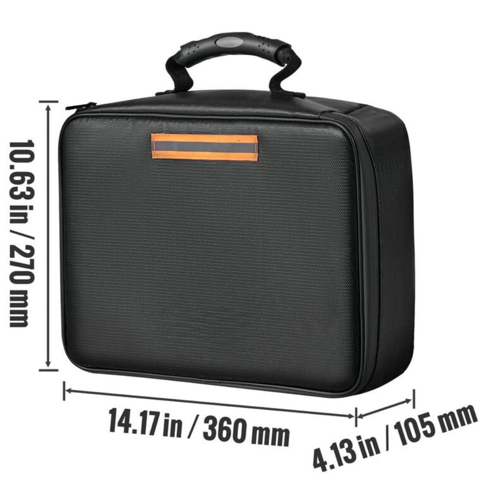 Fireproof Waterproof Document Safe Bag | Secure Lock, Lightweight & Ideal for Home and Office Use