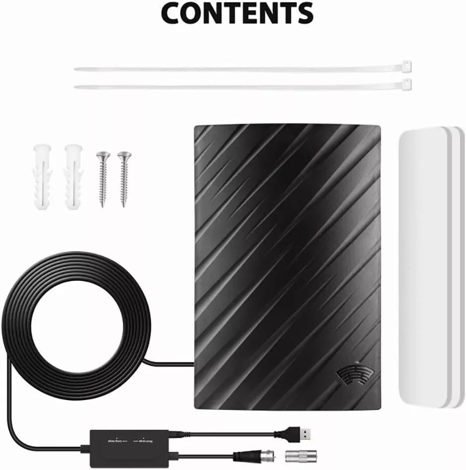 600-Mile Long Range HDTV Antenna for Indoor Use – 4K & 1080P Digital Reception for Clear Signal and Enhanced Viewing Experience