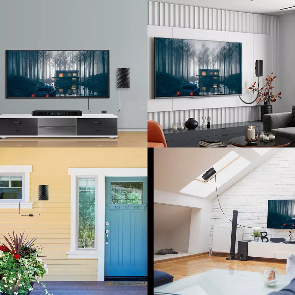 600-Mile Long Range HDTV Antenna for Indoor Use – 4K & 1080P Digital Reception for Clear Signal and Enhanced Viewing Experience