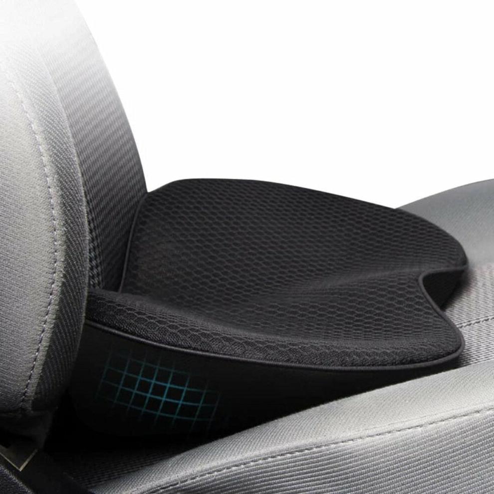 Car Booster Seat Cushion for Adults | Memory Foam, Height-Enhancing & Comfortable for Driving and Office Use